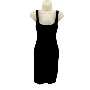 Forever 21 Women’s Black Bodycon Sleeveless Tank Dress Stretch Classic Sz Small